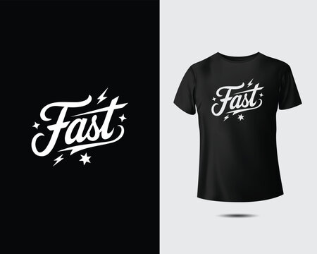 Minimalist Text-Based T-Shirt Design Template. Trendy Typography T-Shirt Design for Fashion & Streetwear. Creative Vintage Typography T-Shirt Design.