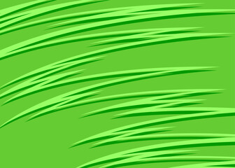 Aufkleber - Abstract green background with curved spike line pattern