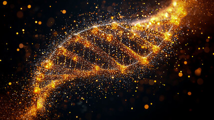 DNA molecular wallpaper and vector science design