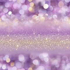Poster - A magical background of pastel glitter sprinkled with soft bokeh lights, perfect for adding a dreamy touch to your device SEAMLESS PATTERN