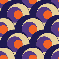 Fototapete - abstract geometric pattern background, geometric pattern with vintage colors
