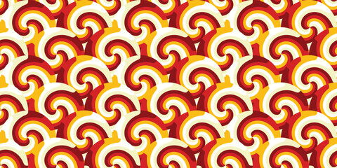 Fototapete - abstract geometric pattern background, geometric pattern with vintage colors