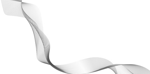 Poster - modern abstract glowing wave line background, banners or posters, the concept of minimalist technolo