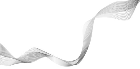 Poster - modern abstract glowing wave line background, banners or posters, the concept of minimalist technolo