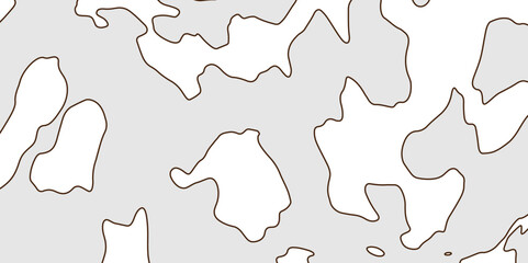 Poster - Abstract topographical linier circle graphics map background. Patterns topographic line map. Vintage outdoors style, Black and white contours stylized height topography lines map. Vector illustration.