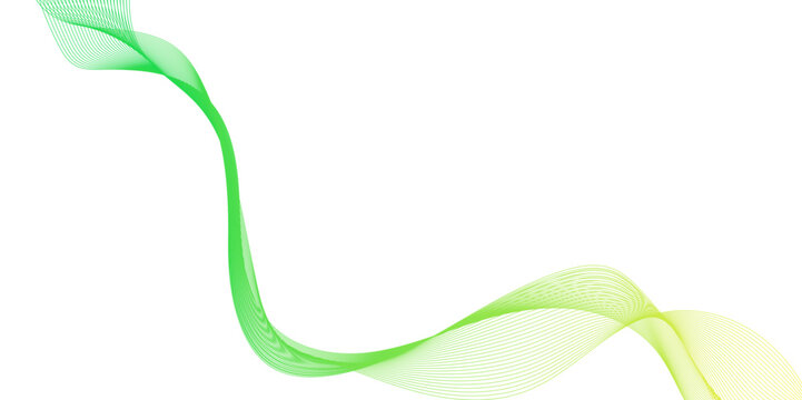 Abstract soft green wave line pattern, art teal curve scene soft vector single design, abstract composition in soothing tones, blue wave abstract template Background.