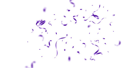 Wall Mural - amazing purple confetti background zigzag down for celebration. vector illustration of festive decor