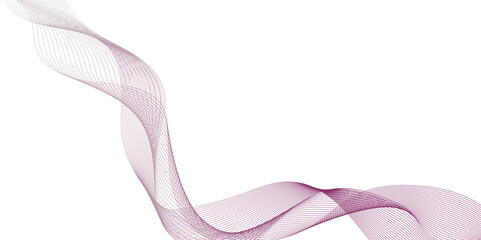 Wall Mural - modern and seamless minimalistic abstract geometric wave lines, illustration of overlapping curved g
