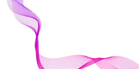 Wall Mural - modern and seamless minimalistic abstract geometric wave lines, illustration of overlapping curved g