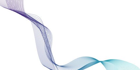 Wall Mural - dynamic curved flowing lines abstract background, wave with lines created using blend tool, technolo