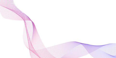 Poster - abstract colorful smoke wave line white background, abstract pink and blue waves Isolated on transparent background, soft wisps of Smoke in dreamy pink and lavender gradients.