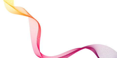 Poster - beautiful pink wave line fabric with a motion blur effect and a dynamic atmosphere,  flowing red ribbons, transparent waves, modern golden colorful lines background dynamic curves, smooth lines, 