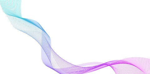 Poster - beautiful pink wave line fabric with a motion blur effect and a dynamic atmosphere,  flowing red ribbons, transparent waves, modern golden colorful lines background dynamic curves, smooth lines, 