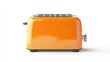 © Rakyandani - A vibrant orange toaster with a sleek design sits on a clean white surface, emphasizing modern kitchen aesthetics