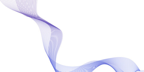 Poster - dynamic flowing wave lines design element, abstract blue wave line background, modern abstract glowi