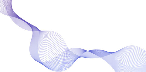 Poster - dynamic flowing wave lines design element, abstract blue wave line background, modern abstract glowi