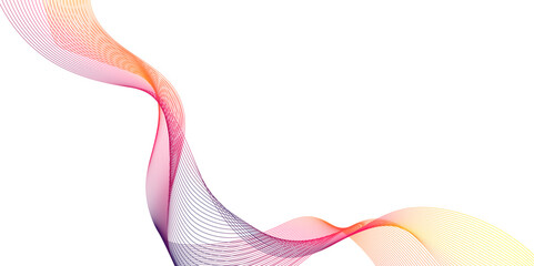 Poster - abstract modern golden pink lines background, , dynamic sound wave isolated on white background, des