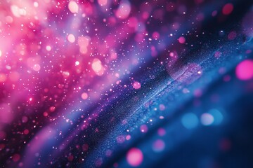 Fototapete - Colorful abstract design showcasing vibrant dots and sparkling light effects in a dreamy background