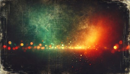 Wall Mural - An abstract  grungy textured background with a blend of dark and vibrant tones