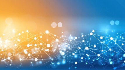 Poster - Abstract Network Connection: Global Digital Technology