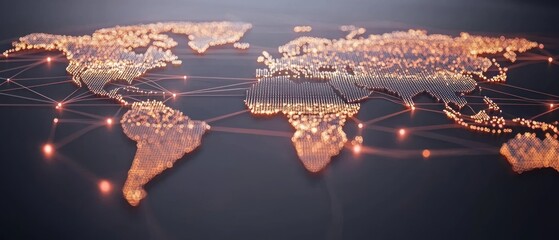 Poster - Global Network: A Visual Representation of Interconnectedness