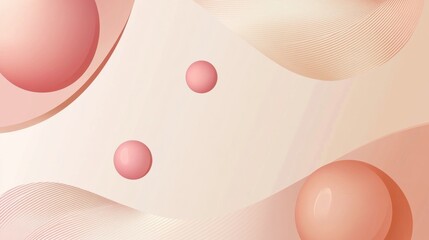 Poster - soft and elegant geometric abstract background
