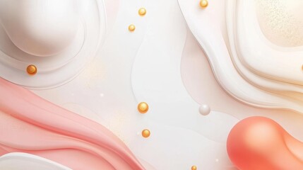Poster - soft and elegant geometric abstract background
