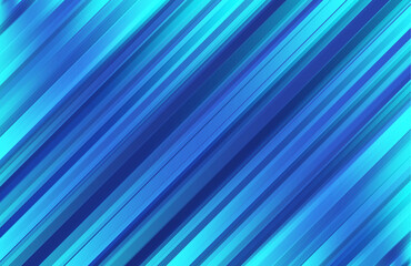 Poster - Diagonal blue gradient lines background.