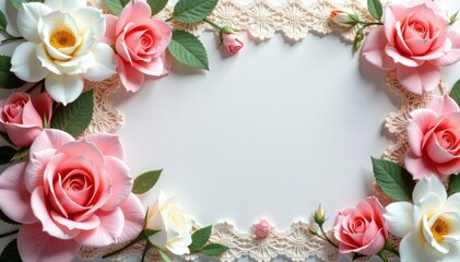 Delicate floral lace, intricate weave, soft texture, pattern, background