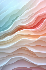 Leinwandbilder - A serene artwork highlighting soft botanical textures, smoothly blending earthy color palettes and