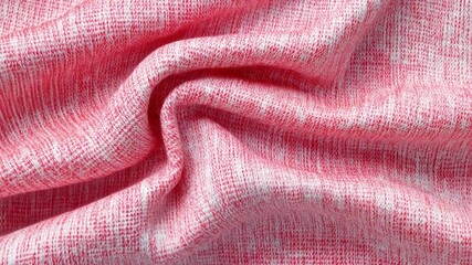 Poster - Textured Pink Fabric Background with Creases and Wrinkles Ideal for Interior Design, Fashion, and Textile Projects