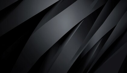 Aufkleber - Abstract Black and Gray Geometric Background with Diagonal Lines and Subtle Texture