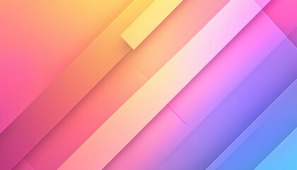 Poster - Abstract Colorful Geometric Background with Diagonal Lines and Gradient Texture