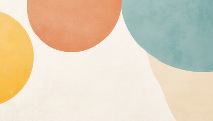 Poster - Abstract Pastel Circles Background Texture