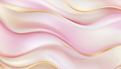 Poster - Abstract Pink and Gold Wave Texture Background