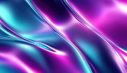 Poster - Abstract Purple Blue Shiny Fluid Background Texture