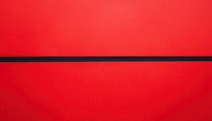Poster - Abstract Red and Black Geometric Background with Horizontal Line