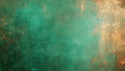 Poster - Green Gold Abstract Textured Background