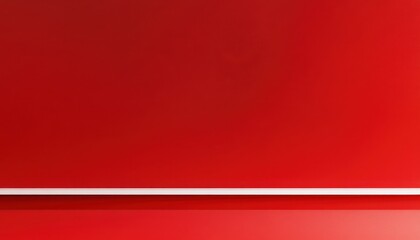 Poster - Red Background Texture with Horizontal Line