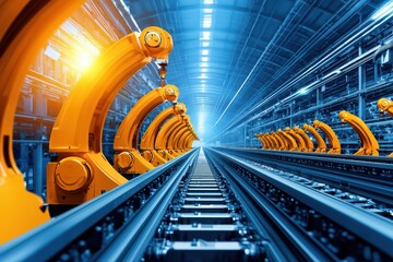 Poster - Advanced robotics in modern automated factory setting