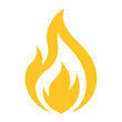 © Ayon Future - Yellow Fire Flame Logo Sign Vector Illustration for Logos, Promotions, Websites, Marketing, Games, Packaging, Branding, Sports, Energy and BBQ