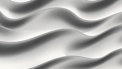 Poster - Soft, flowing lines undulate across a smooth surface reflecting light and creating an engaging play of shadows that captivates the eye