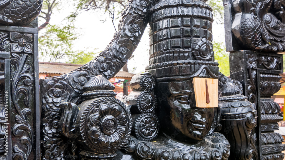 Idol of Venkateshwara, also known as Venkatachalapati, Venkata, Balaji ...