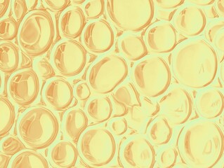 Poster - Bubbles of Light: A mesmerizing pattern of radiant bubbles, capturing a unique and abstract perspective.