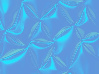 Aufkleber - Cool Blue Silk: A close-up shot revealing the smooth texture and captivating folds of silk in cool blue, creating a mesmerizing play of light and shadow, ideal for artistic backgrounds.