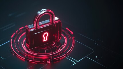 Poster - AI-enhanced digital banking protection system monitoring and preventing unauthorized access.