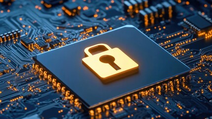 Poster - Cybersecurity firewall shielding financial transactions with encrypted digital protection layers.