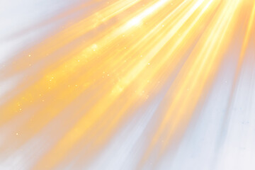Aufkleber - Golden light rays burst from heaven.