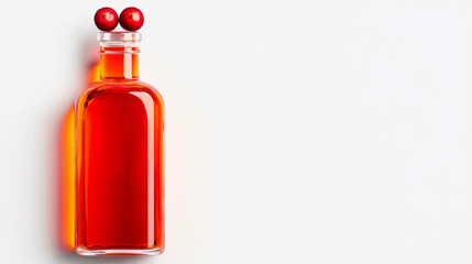 Poster - Refreshing cranberry and orange infused beverage for healthy living and culinary inspiration