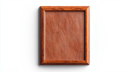Poster - Realistic wooden book-shaped picture frame for home decor and display